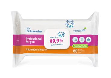 Professional for you Flächendesinfektion Wipes, 60 Stück